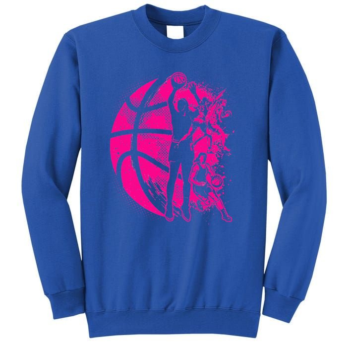 Basketball Girl Women Female Basketball Team Tall Sweatshirt