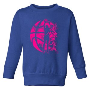 Basketball Girl Women Female Basketball Team Toddler Sweatshirt