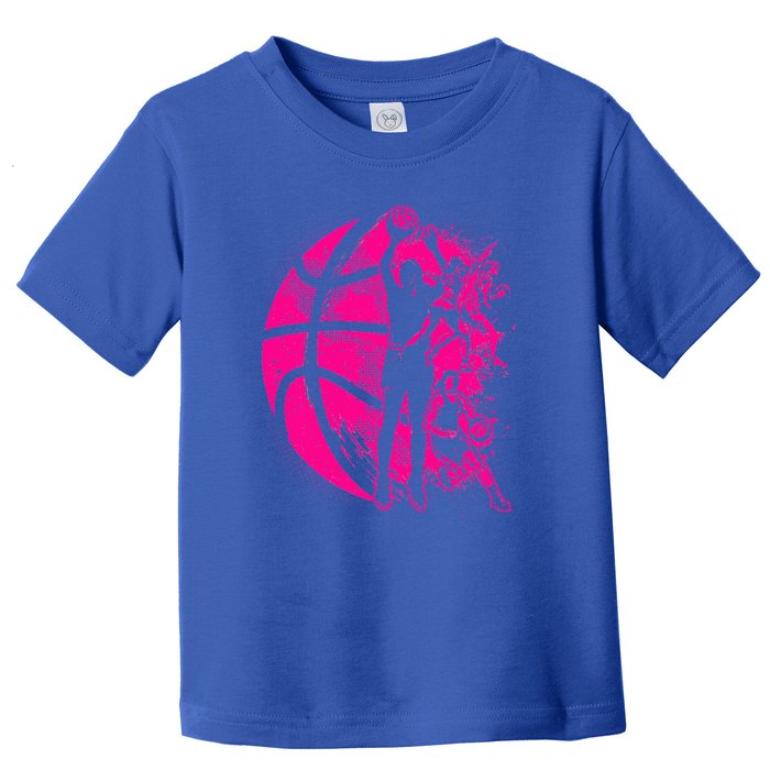 Basketball Girl Women Female Basketball Team Toddler T-Shirt