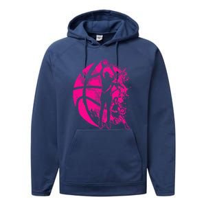 Basketball Girl Women Female Basketball Team Performance Fleece Hoodie