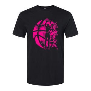 Basketball Girl Women Female Basketball Team Softstyle CVC T-Shirt