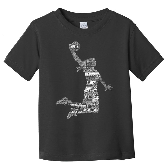 Basketball Girlss Women Toddler T-Shirt