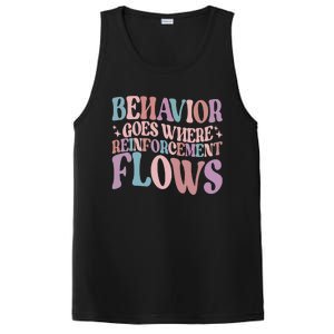 Behavior Goes Where Reinforcement Flows Behavior Analyst Cute Gift PosiCharge Competitor Tank