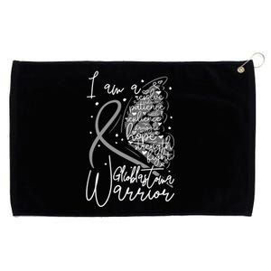 Butterfly Glioblastoma Warrior Glioblastoma Awareness Cute Gift Grommeted Golf Towel