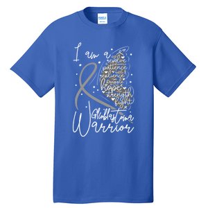 Butterfly Glioblastoma Warrior Glioblastoma Awareness Cute Gift Tall T-Shirt