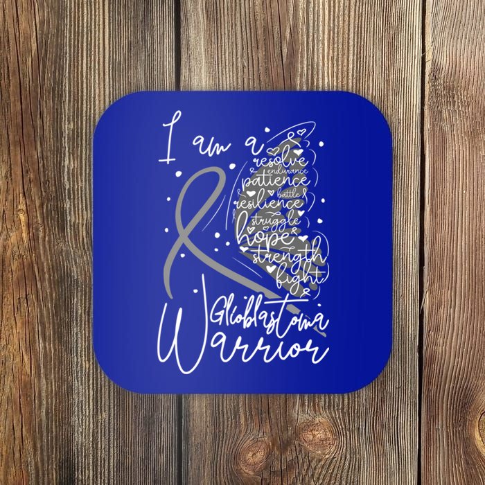 Butterfly Glioblastoma Warrior Glioblastoma Awareness Cute Gift Coaster