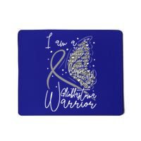 Butterfly Glioblastoma Warrior Glioblastoma Awareness Cute Gift Mousepad