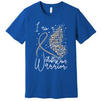 Butterfly Glioblastoma Warrior Glioblastoma Awareness Cute Gift Premium T-Shirt