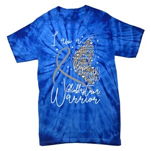 Butterfly Glioblastoma Warrior Glioblastoma Awareness Cute Gift Tie-Dye T-Shirt