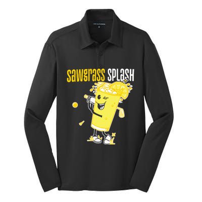 Barstool Golf X The Players Sawgrass Splash Ii Silk Touch Performance Long Sleeve Polo