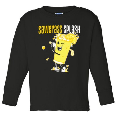 Barstool Golf X The Players Sawgrass Splash Ii Toddler Long Sleeve Shirt