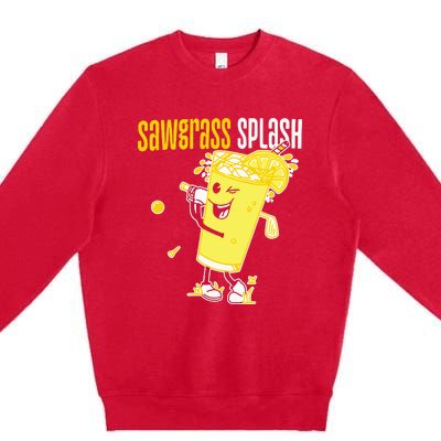 Barstool Golf X The Players Sawgrass Splash Ii Premium Crewneck Sweatshirt