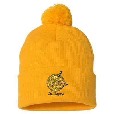 Barstool Golf X The Players Sawgrass Splash Pom Pom 12in Knit Beanie