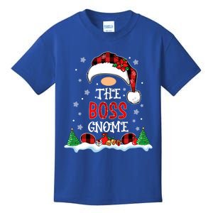 Boss Gnome Xmas Family Matching Funny Christmas Gnomes Gift Kids T-Shirt