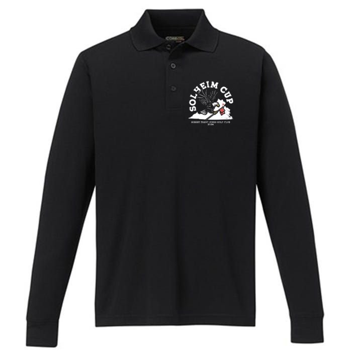 Barstool Golf X Solheim Cup Eagle Performance Long Sleeve Polo