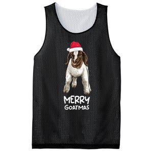 Boer goat Xmas Merry Goatmas  Mesh Reversible Basketball Jersey Tank