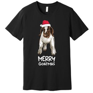 Boer goat Xmas Merry Goatmas  Premium T-Shirt