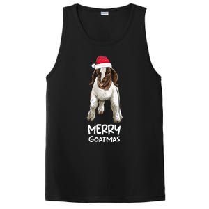 Boer goat Xmas Merry Goatmas  PosiCharge Competitor Tank