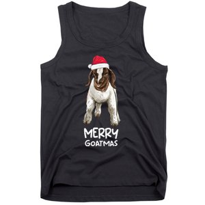 Boer goat Xmas Merry Goatmas  Tank Top