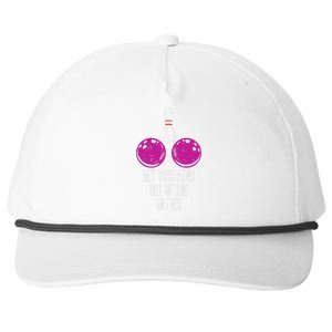 Bowling Get Your Mind Out Of Gutter Funny Bowler Snapback Five-Panel Rope Hat