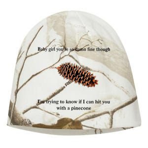 Baby Girl You’re So Damn Fine Though Kati - Camo Knit Beanie