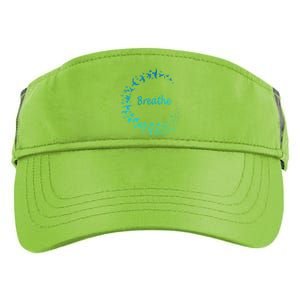 Breathe Gym Yoga Gift Just Breathe Inhale Exhale Adult Drive Performance Visor