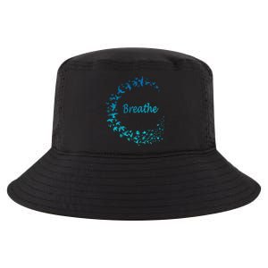 Breathe Gym Yoga Gift Just Breathe Inhale Exhale Cool Comfort Performance Bucket Hat