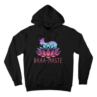 Baaamaste Goat Yoga Namaste Spiritual Meditation Om Nayah Tall Hoodie