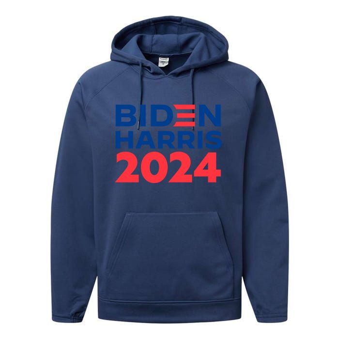 Biden Harris 2024 Performance Fleece Hoodie