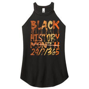 Black History 247365 Black History Month Women's Perfect Tri Rocker Tank