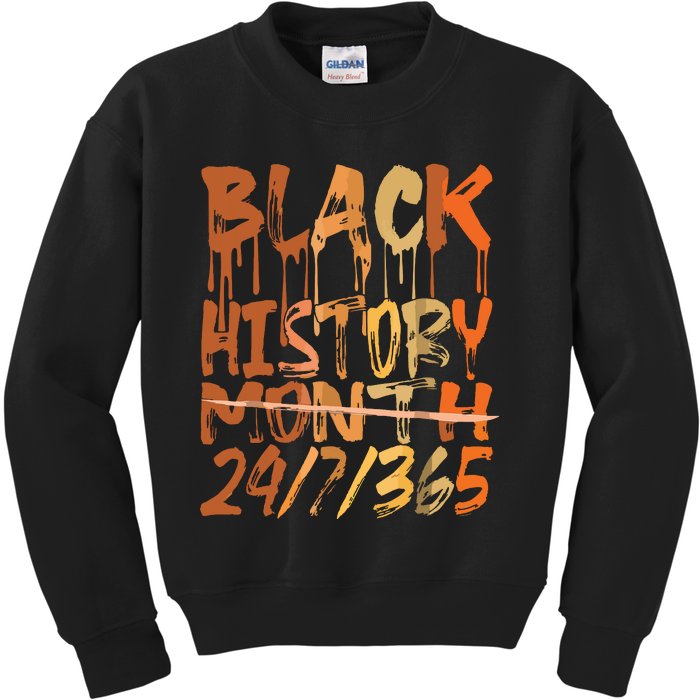 Black History 247365 Black History Month Kids Sweatshirt