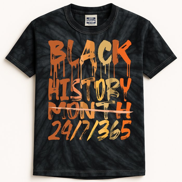 Black History 247365 Black History Month Kids Tie-Dye T-Shirt