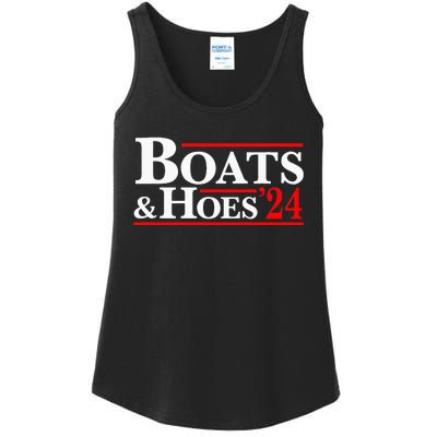 Boats & Hoes 24 Vintage Logo Ladies Essential Tank