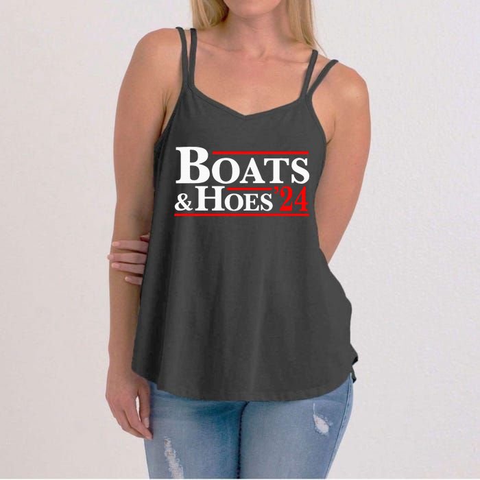 Boats & Hoes 24 Vintage Logo Women's Strappy Tank