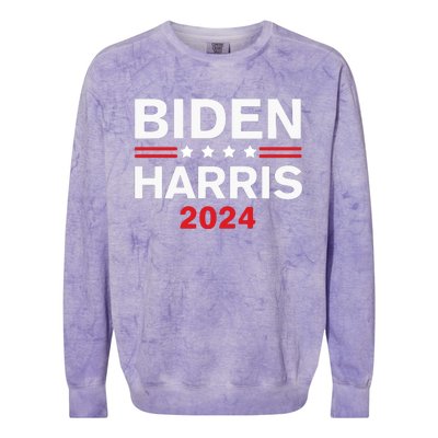 Biden Harris 2024 Colorblast Crewneck Sweatshirt