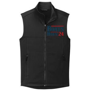 Boats Hoes 2024 Boats And Hoes Funny Summer Funny Boating Funny Lake Funny River Collective Smooth Fleece Vest