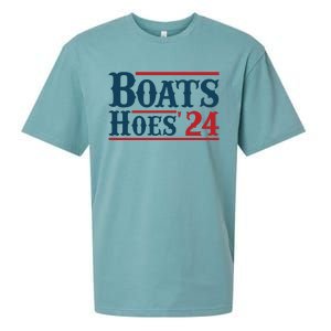 Boats Hoes 2024 Boats And Hoes Funny Summer Funny Boating Funny Lake Funny River Sueded Cloud Jersey T-Shirt