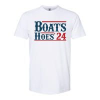 Boats Hoes 2024 Boats And Hoes Funny Summer Funny Boating Funny Lake Funny River Softstyle® CVC T-Shirt