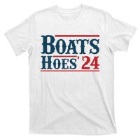 Boats Hoes 2024 Boats And Hoes Funny Summer Funny Boating Funny Lake Funny River T-Shirt