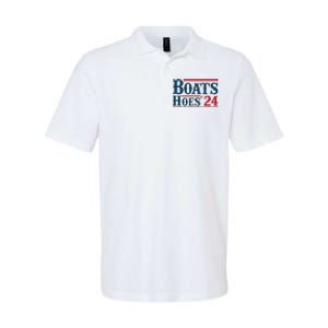 Boats Hoes 2024 Boats And Hoes Funny Summer Funny Boating Funny Lake Funny River Softstyle Adult Sport Polo