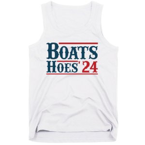 Boats Hoes 2024 Boats And Hoes Funny Summer Funny Boating Funny Lake Funny River Tank Top