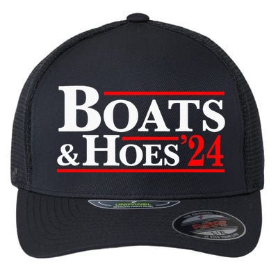 Boats & Hoes 24 Vintage For Your Step Brothers Flexfit Unipanel Trucker Cap