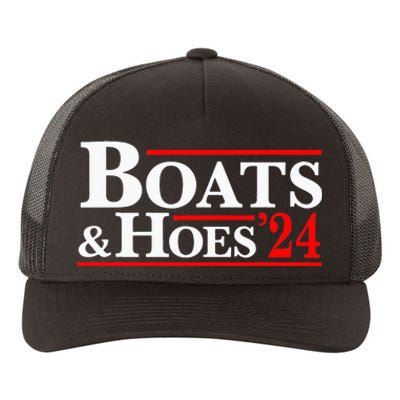 Boats & Hoes 24 Vintage For Your Step Brothers Yupoong Adult 5-Panel Trucker Hat