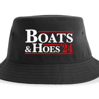 Boats & Hoes 24 Vintage For Your Step Brothers Sustainable Bucket Hat