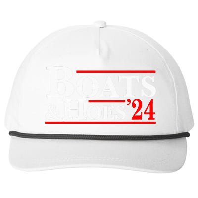 Boats & Hoes 24 Vintage For Your Step Brothers Snapback Five-Panel Rope Hat