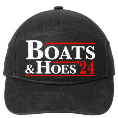 Boats & Hoes 24 Vintage For Your Step Brothers 7-Panel Snapback Hat