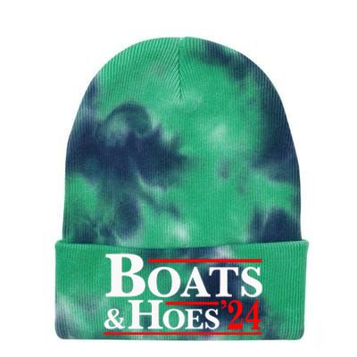 Boats & Hoes 24 Vintage For Your Step Brothers Tie Dye 12in Knit Beanie