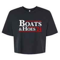 Boats & Hoes 24 Vintage Bella+Canvas Jersey Crop Tee