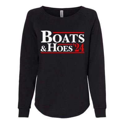 Boats & Hoes 24 Vintage Womens California Wash Sweatshirt