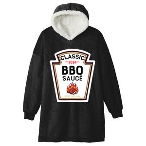 Bbq Halloween 2024 Costume Sauce Group Condiment Hooded Wearable Blanket